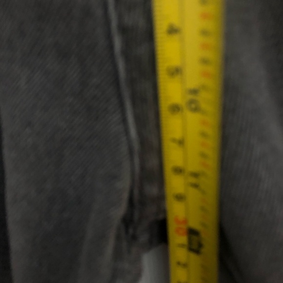 HIGH Rise Wide Leg fringe cropped Jeans 28 - Picture 15 of 15